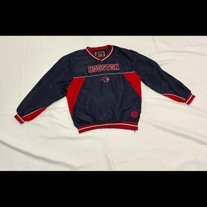VINTAGE Houston Cougars Windbreaker-crewneck